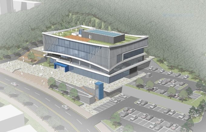 구미도서관 조감도