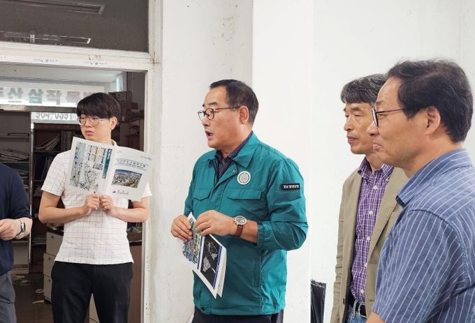 함양군 백삼종 부군수, 안의 도시재생 사업장 추진 현황 점검