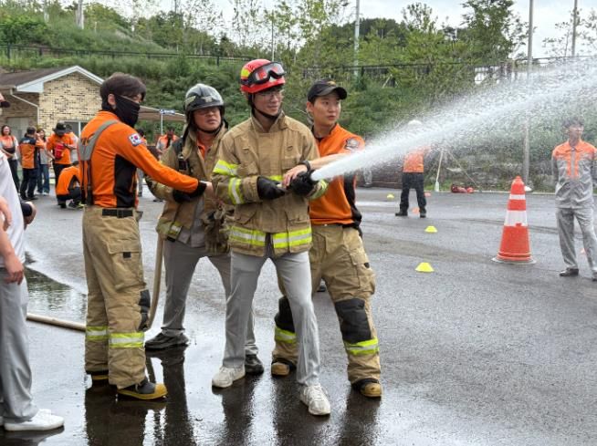 방수 훈련 교육 사진