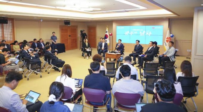 민선 8기 3주년 기자회견