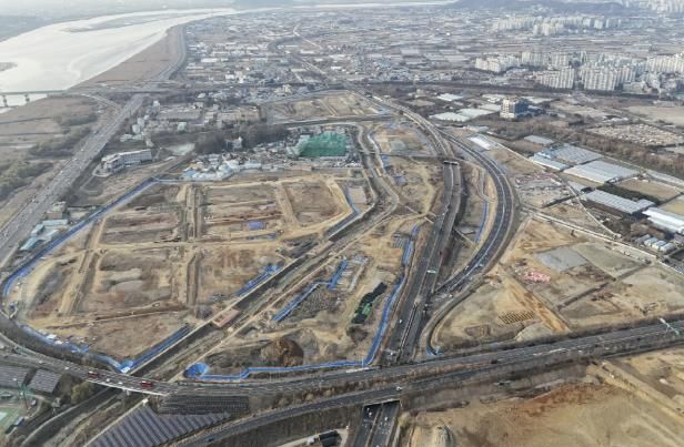 일산테크노밸리 조성 현장