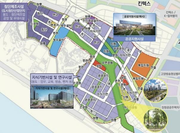 일산테크노밸리 구역도