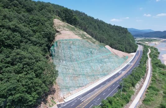 합천군, 급경사지 붕괴위험지역 정비사업 완료