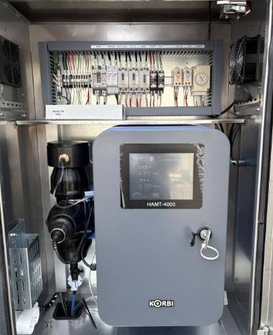 수질자동측정기 설치