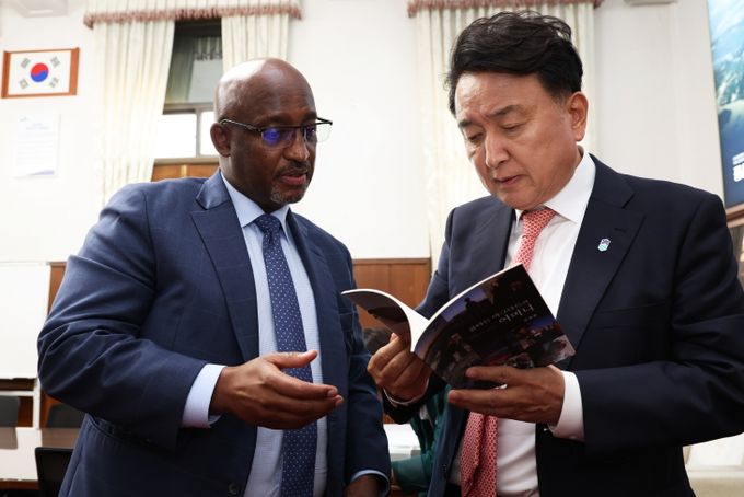 주한르완다대사, 김영환 도지사 예방 및 K-바이오스퀘어․K-BIO Health 현장 시찰