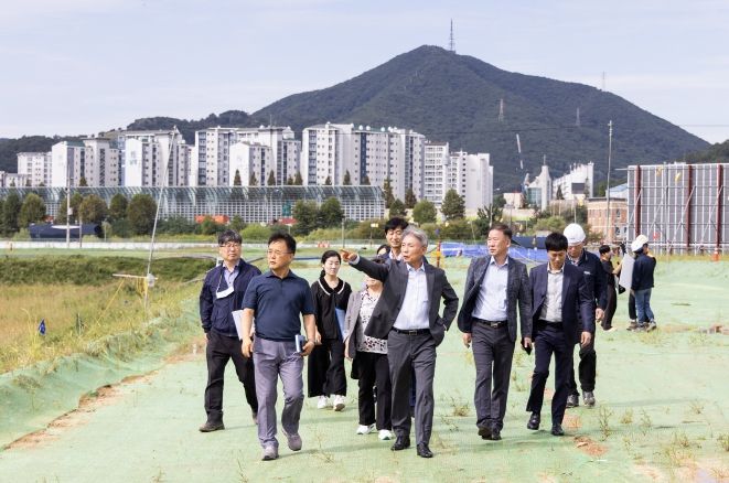 계양테크노밸리 공공시설부지 현장 점검(2023년 9월)