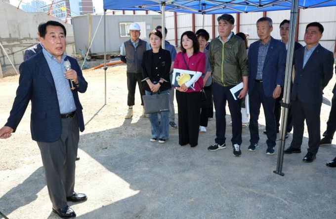 양산시장 민생점검 현장행정(복지허브타운 현장점검)