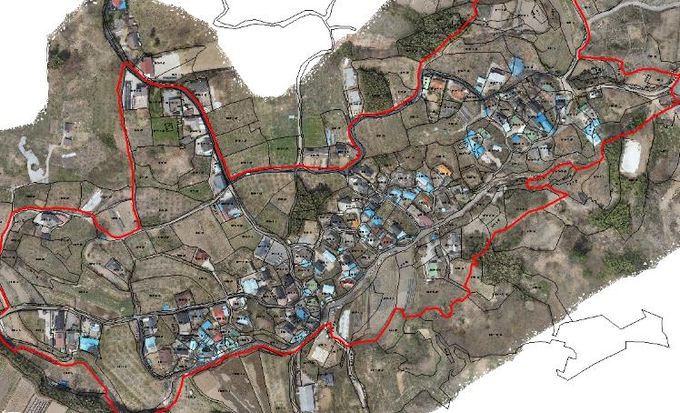 악양 성두지구 위성사진