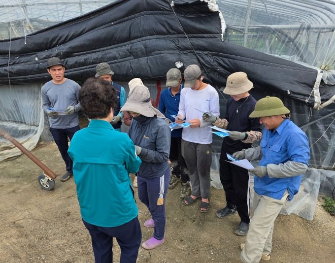 계절근로자 폭염피해 예방 대응 및 현장점검