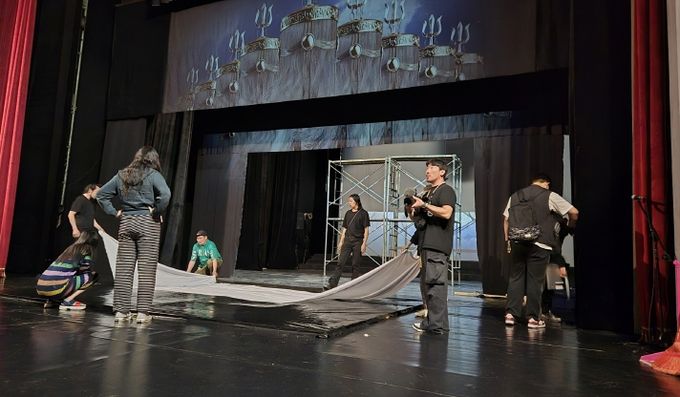 몽골 프로젝트 무대세팅