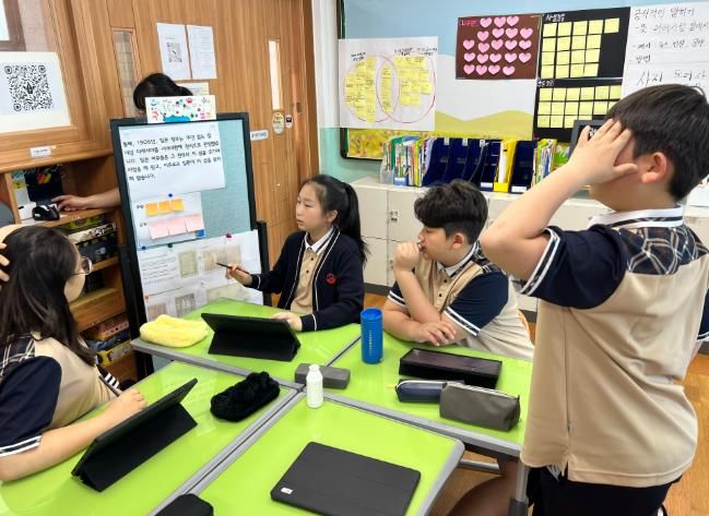 경북 두 번째 IB 후보학교 탄생...미래 역량 중심 수업 혁신 본격화)(수업활동 모습_대구교대안동부설초