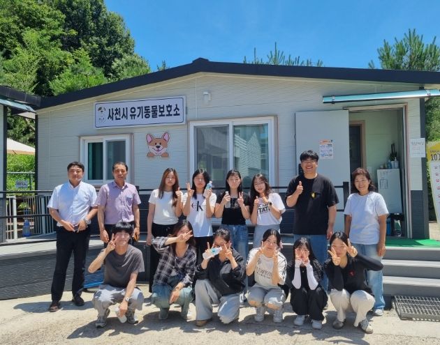 유기동물 산책, 견사 정비 등 생명존중 실천하는 현장 자원봉사