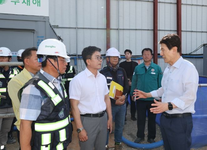 이강덕 시장, 폭염 대응 현장 점검…