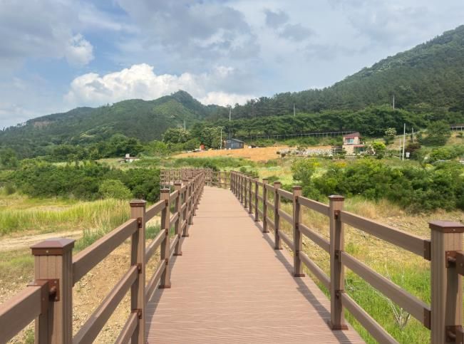 새롭게 조성된 신촌누리길 전경