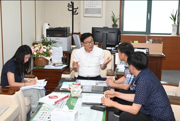 김수종 부의장, 일산오수중계펌프장 지중화사업 관련 업무보고