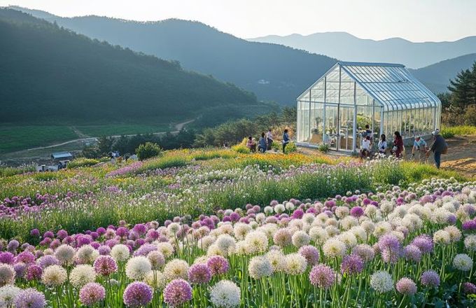 시범마을 기반 구축사업(온실카페)
