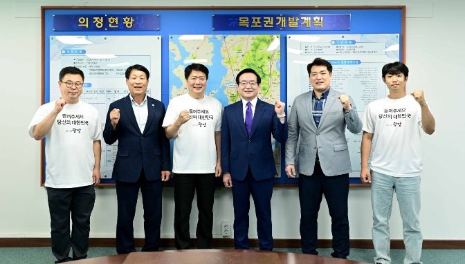 정기획위원회 박규섭 전문보좌역, 목포시의회 방문