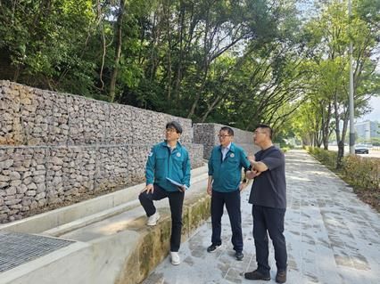 관동동 1003-7번지 일원 수해복구지 점검