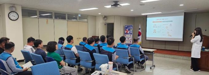 고성군보건소, 사업장 이동 건강클리닉 운영