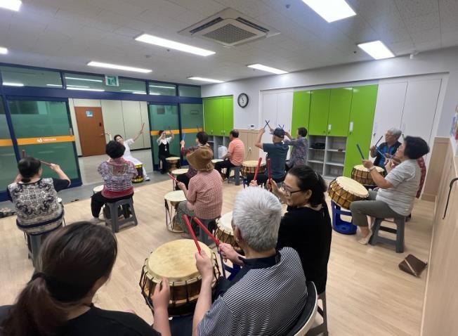 북구치매안심센터, 치매환자 위한 난타교실 운영