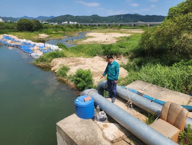 합천군 율곡면, 한해 가뭄대비 수리시설 점검