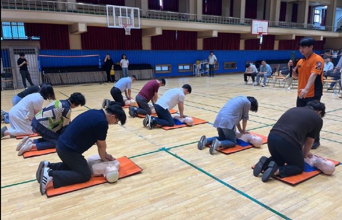 목포소방서, 덕인고 등 11개교 교직원 대상 응급처치 교육 실시