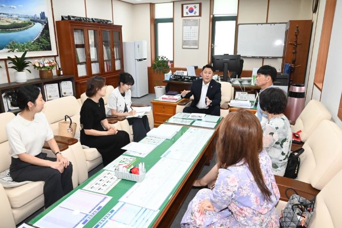 울산광역시의회 김종섭 부의장, 영유아학교 시범사업 운영 기관장 간담회 개최