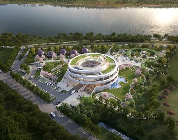 경북형 이색숙박시설 조성사업 설계공모 당선작 조감도(㈜건축사사무소 혜일)