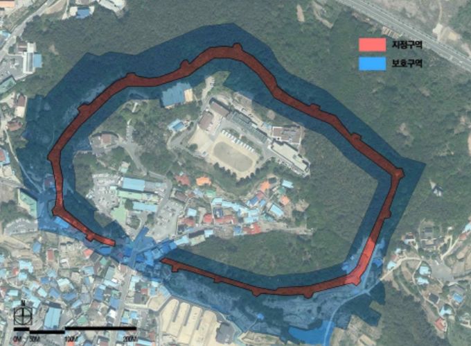 서천읍성 사적 지정(보호)구역 안