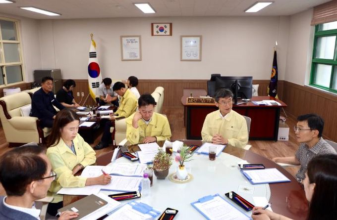 천창수 울산교육감, 단수 피해 학교 현장점검