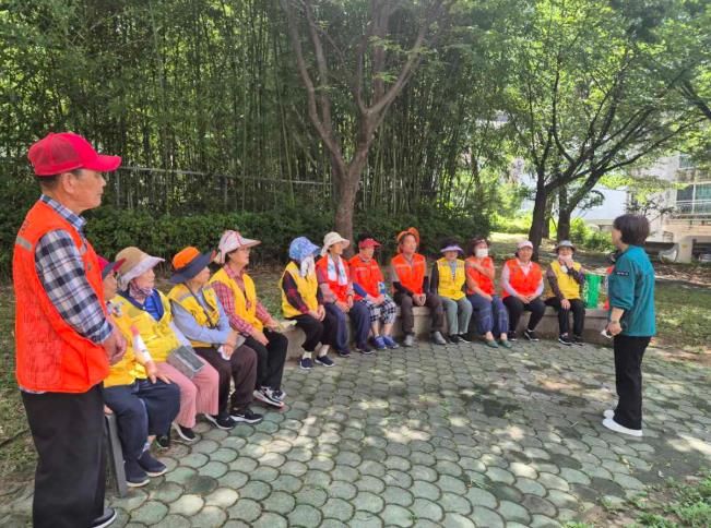 양산시 삼성동, 노인일자리사업 현장 안전교육 실시