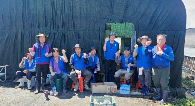 함양군 사회단체, 관내 집중호우 피해 가구 복구 지원