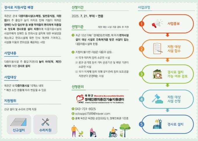 , 더 편리한 경사로 지원 사업