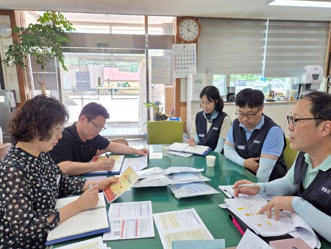 소속 근로자 온열질환 예방키트 전달