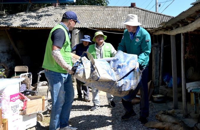 진주시, 집중호우 피해지역 복구 전력 투구
