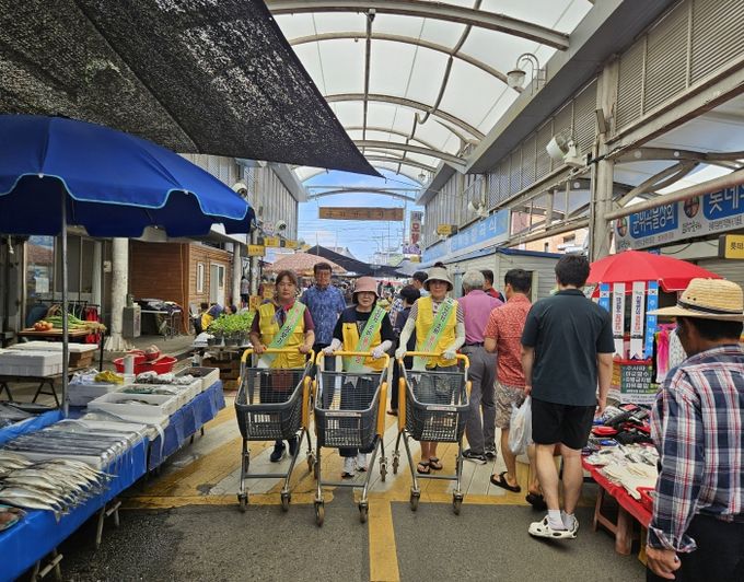 군위군 전통시장 배달도우미