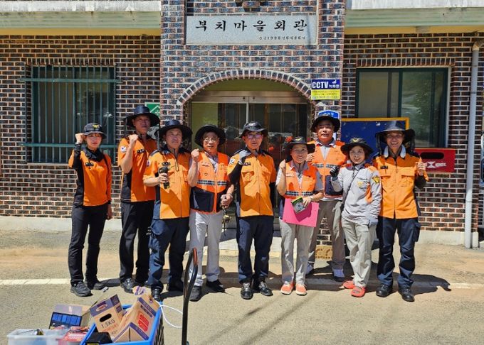 소방간부와 함께하는 노후주택 생활안전순찰대 활동