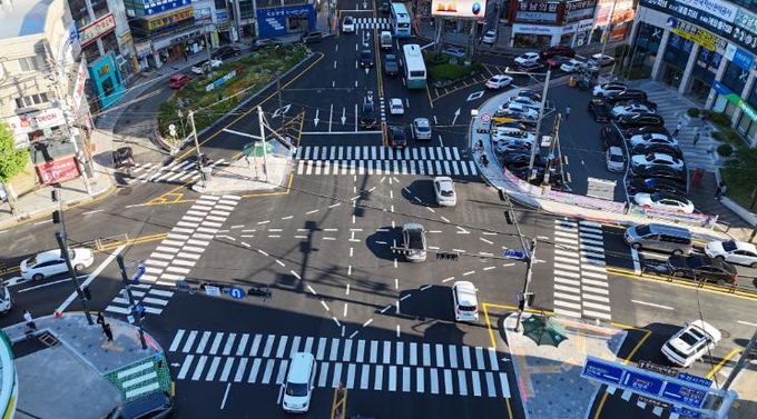 통영시‘교통사고 잦은 곳 개선사업’완료