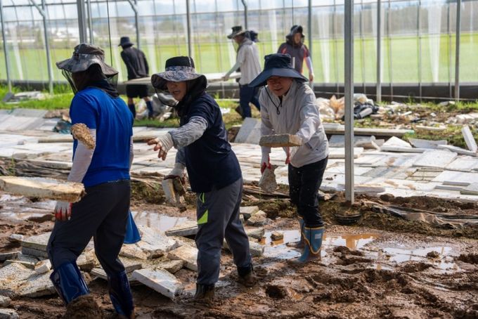 예산군 수해피해지역 대민지원 활동