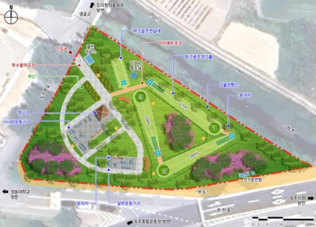 도리원 쉼터 조감도