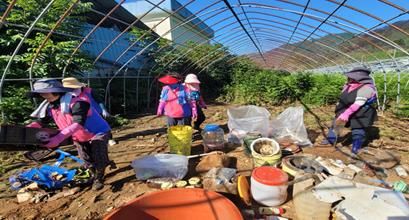 생활개선 김해시연합회, 수해복구 혼신의 힘 다해