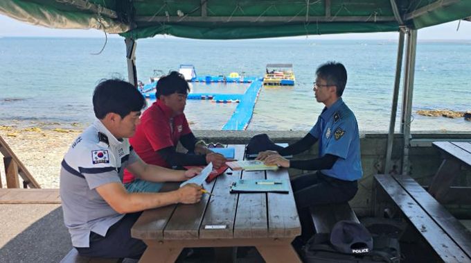 사천해경, 극성수기 수상레저사업장 특별 안전점검 실시