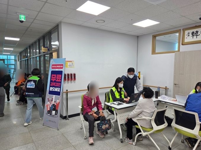 재가노인복지시설 대상 ‘찾아가는 결핵검진’ 실시