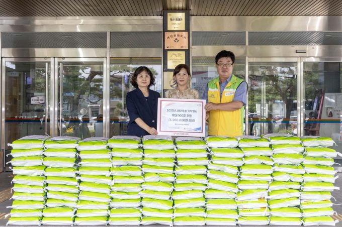 대전나라사랑과학사랑 동아리, 대전 대덕구 보훈가족에 사랑의 쌀 기탁