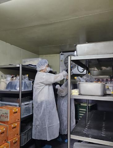 식중독 위생 점검 자료사진