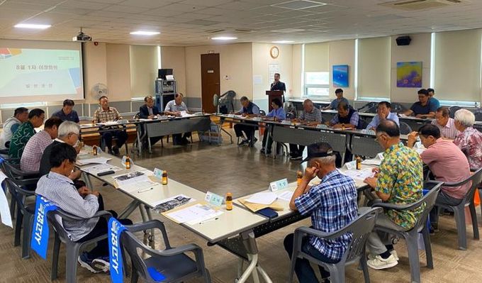 오는 10월부터 진주시 동부 5개면에 “하모콜버스” 달린다(사진은 일반성면 설명회 현장)