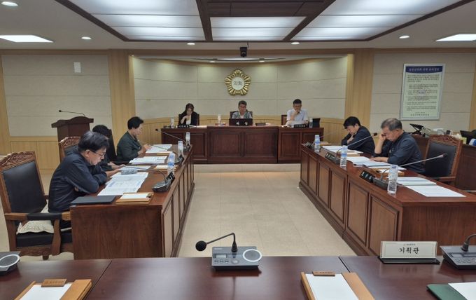 정선군 8월 의원 간담회