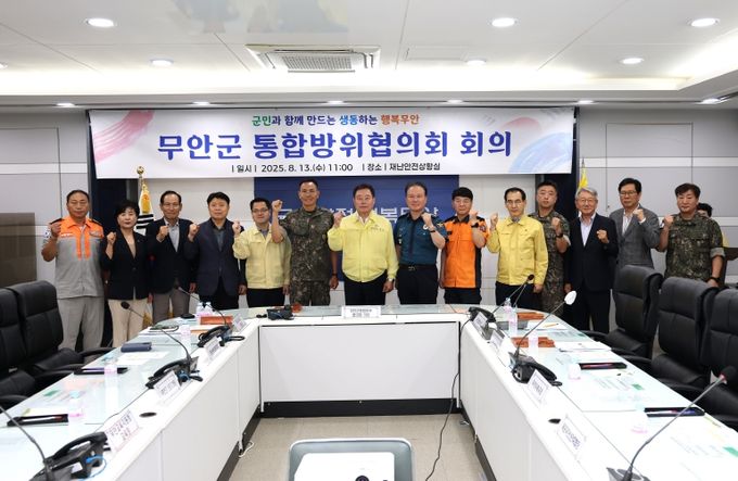 무안군통합방위협의회 회의