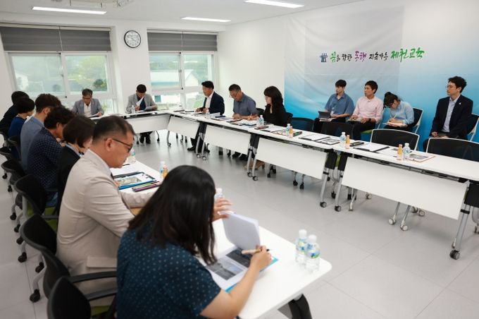 제천교육지원청과 간담회