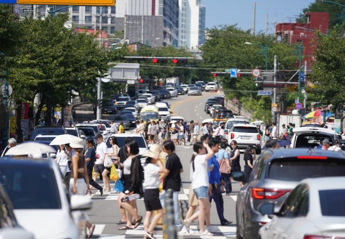 속초시 월평균 체류인구 73만 명 넘어